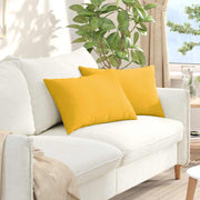 Jastučići za sofu 2 pcs Svijetlo žuta 60 x 40 cm
