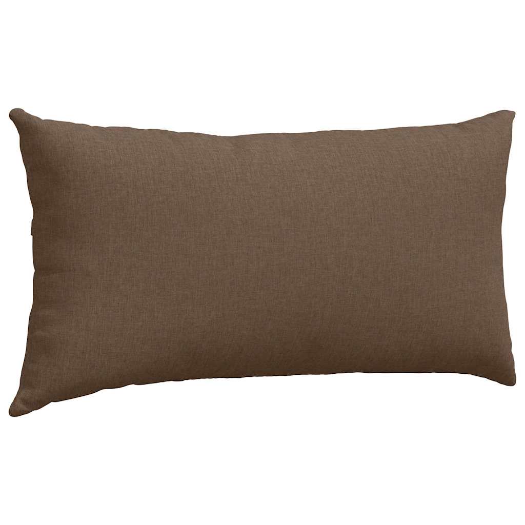 Jastučići za sofu 2 pcs Smeđa 80 x 40 cm tkanina