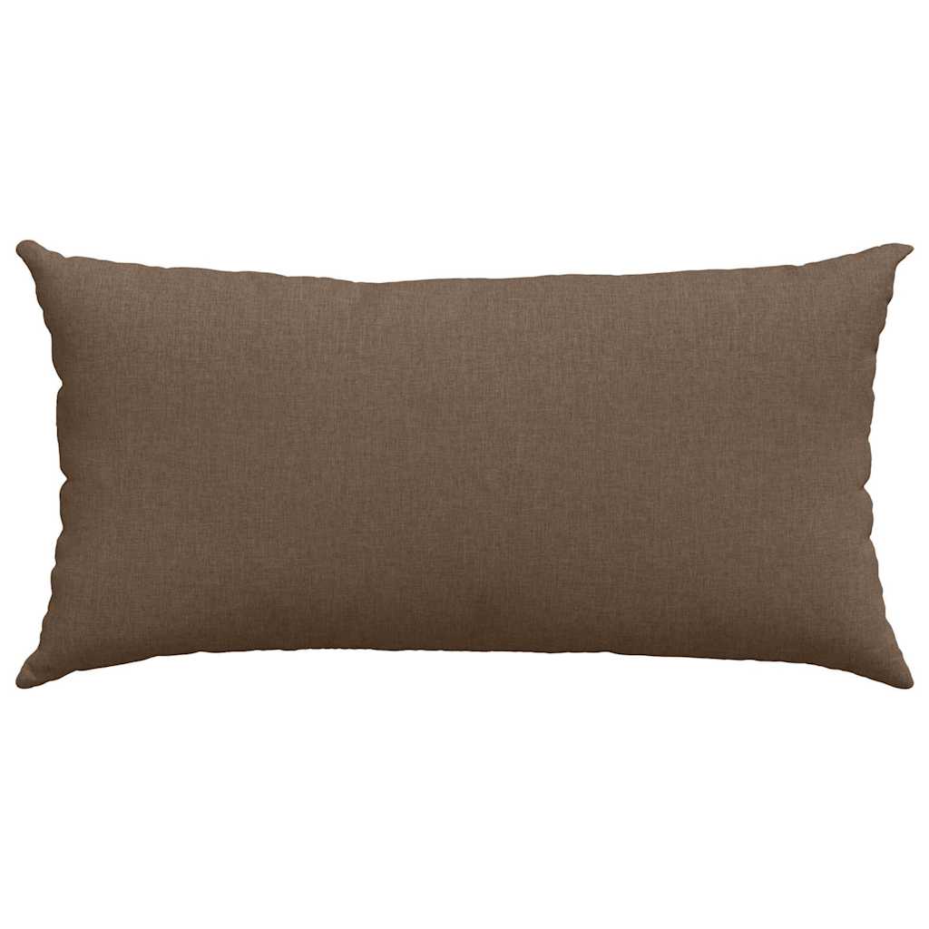 Jastučići za sofu 2 pcs Smeđa 80 x 40 cm tkanina