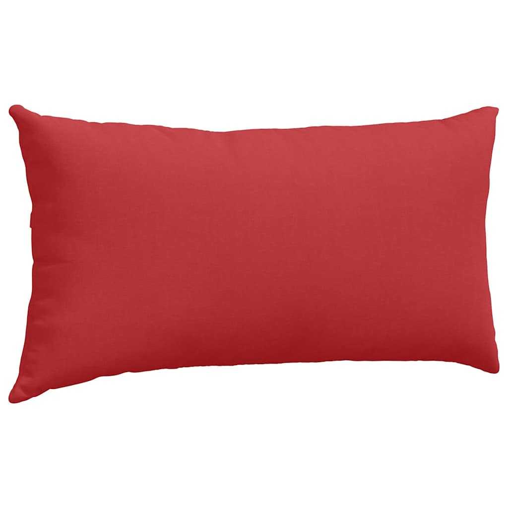 Jastučići za sofu 2 pcs Crvena 80 x 40 cm tkanina