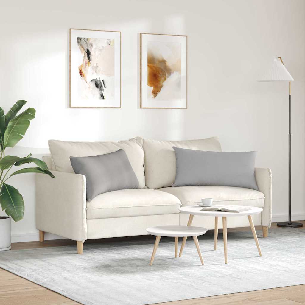 Jastučići za sofu 2 pcs Oblačnosiva 80 x 40 cm tkanina