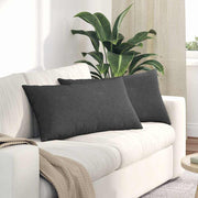 Jastučići za sofu 2 pcs Tamno siva 80 x 40 cm Kordura tekstil