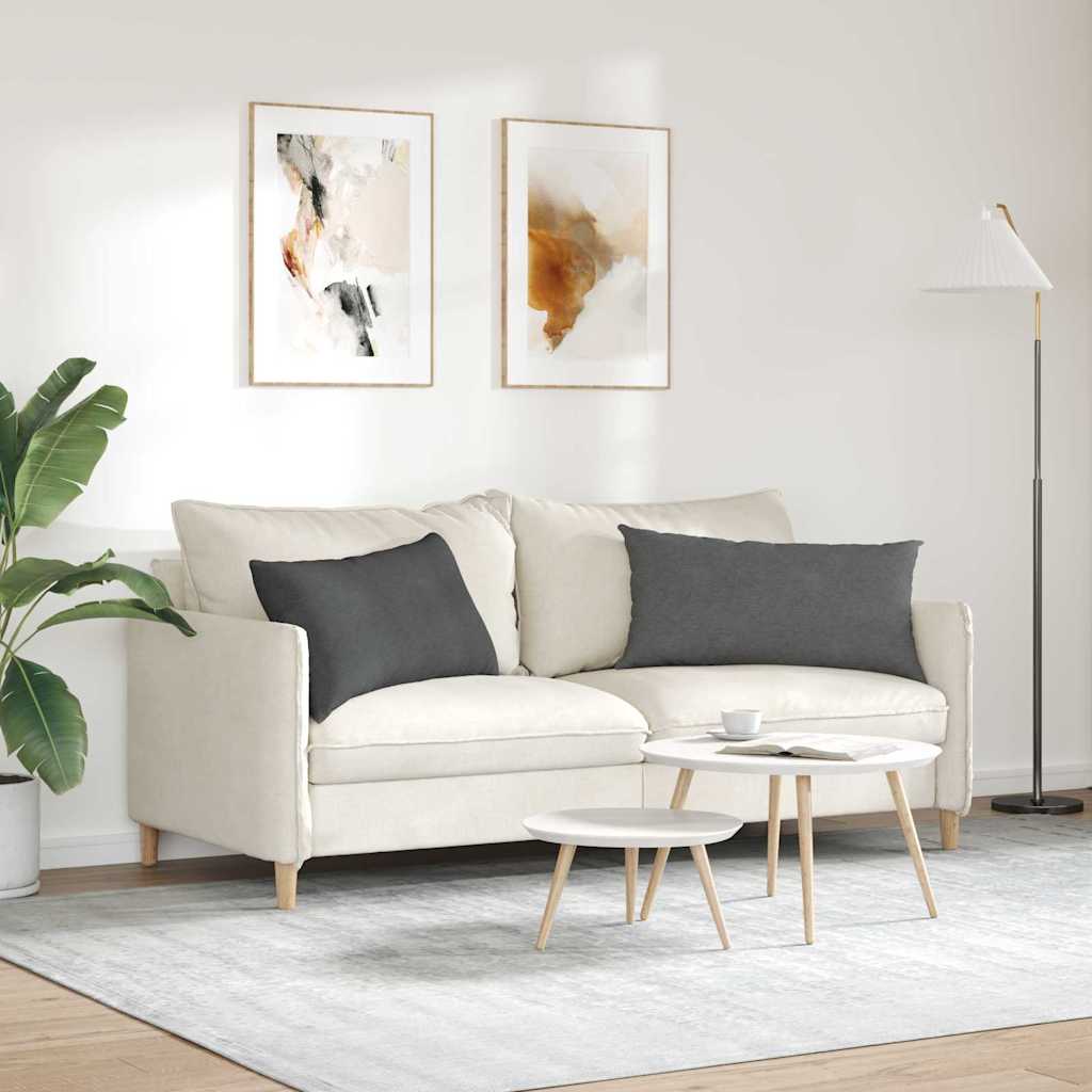 Jastučići za sofu 2 pcs Tamno siva 80 x 40 cm Kordura tekstil