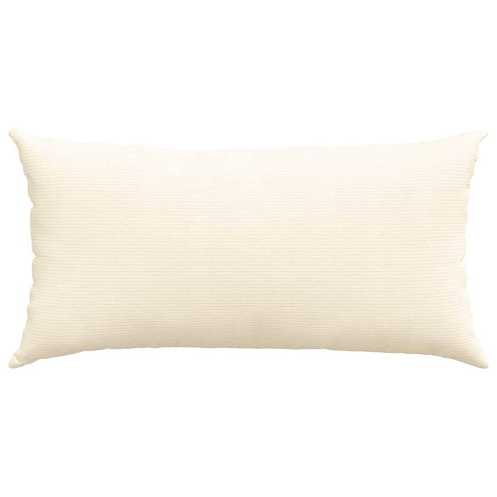 Jastučići za sofu 2 pcs Krema 80 x 40 cm Kordura tekstil