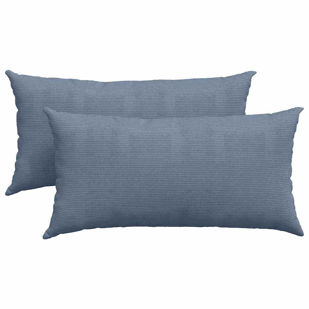 Jastučići za sofu 2 pcs Plava 80 x 40 cm Kordura tekstil