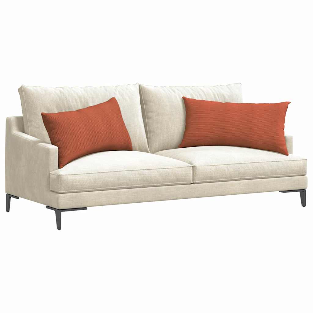 Jastučići za sofu 2 pcs Crvena narančasta 80 x 40 cm