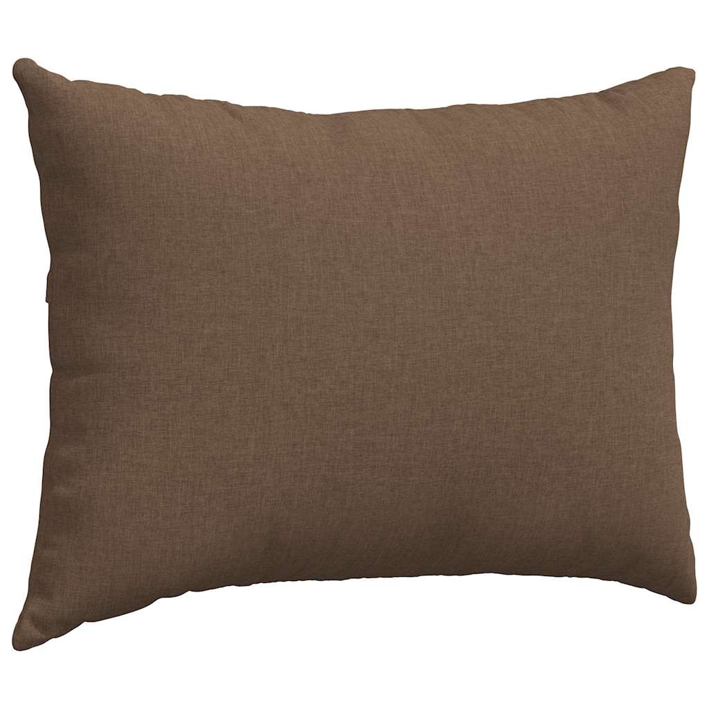 Jastučići za sofu 2 pcs Smeđa 70 x 50 cm tkanina