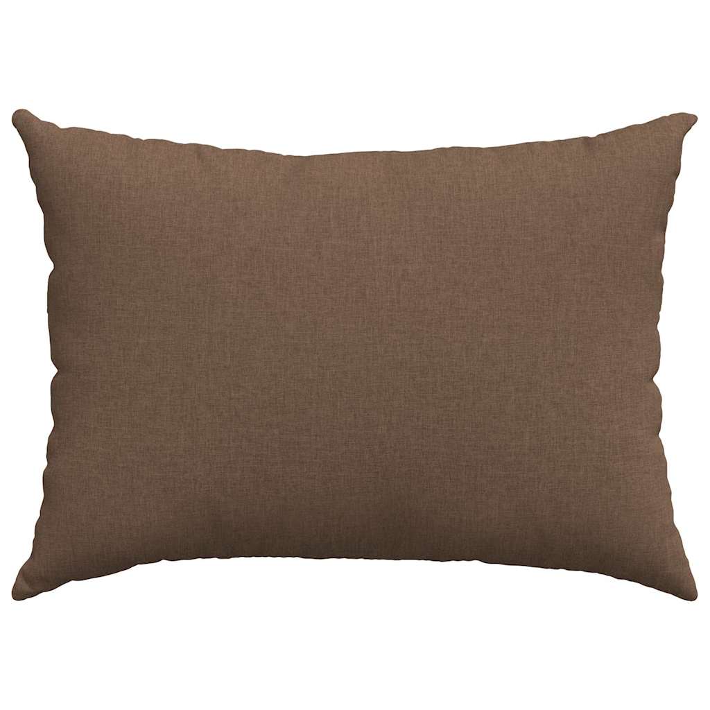 Jastučići za sofu 2 pcs Smeđa 70 x 50 cm tkanina