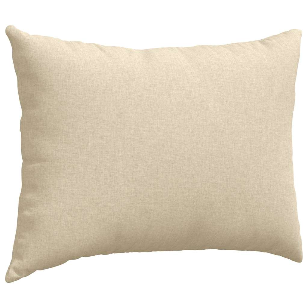 Jastučići za sofu 2 pcs Krema 70 x 50 cm tkanina