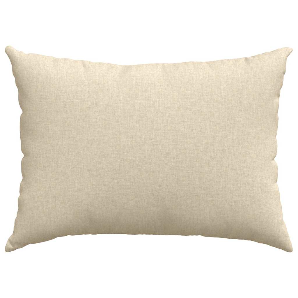 Jastučići za sofu 2 pcs Krema 70 x 50 cm tkanina