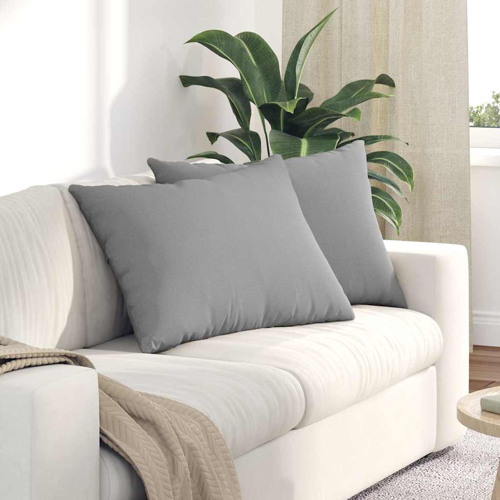 Jastučići za sofu 2 pcs Oblačnosiva 70 x 50 cm tkanina