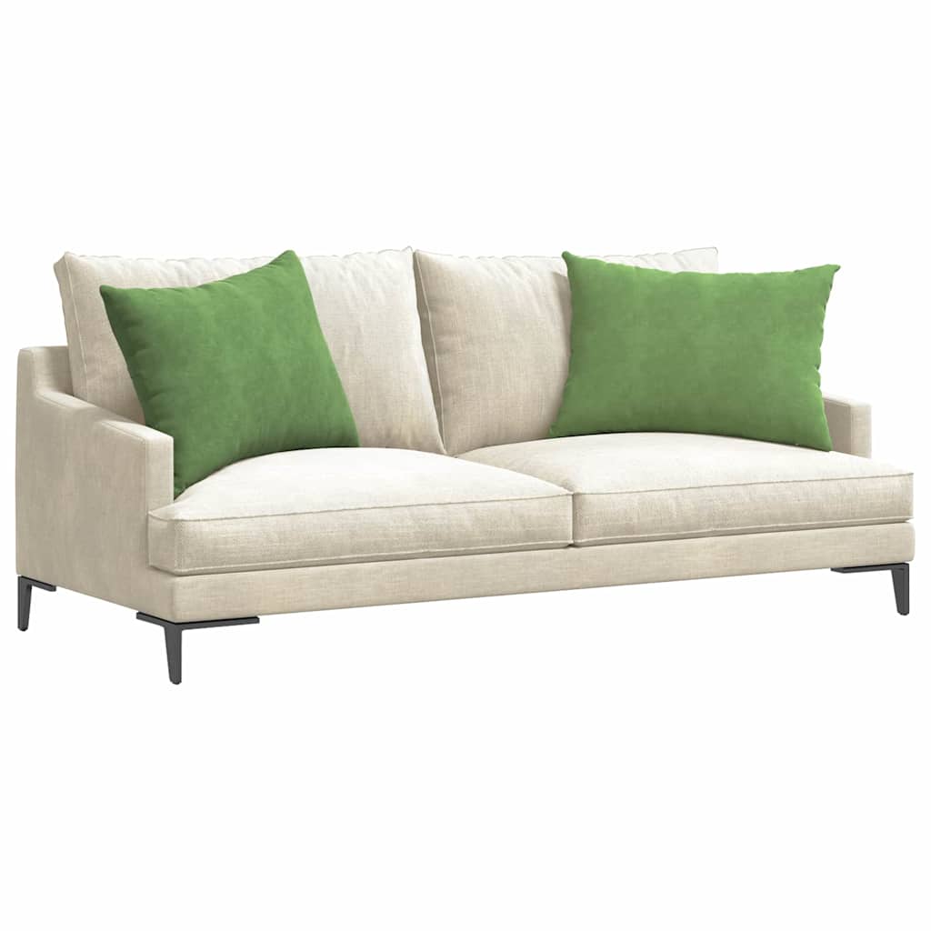Jastučići za sofu 2 pcs Svijetlo zelena 70 x 50 cm