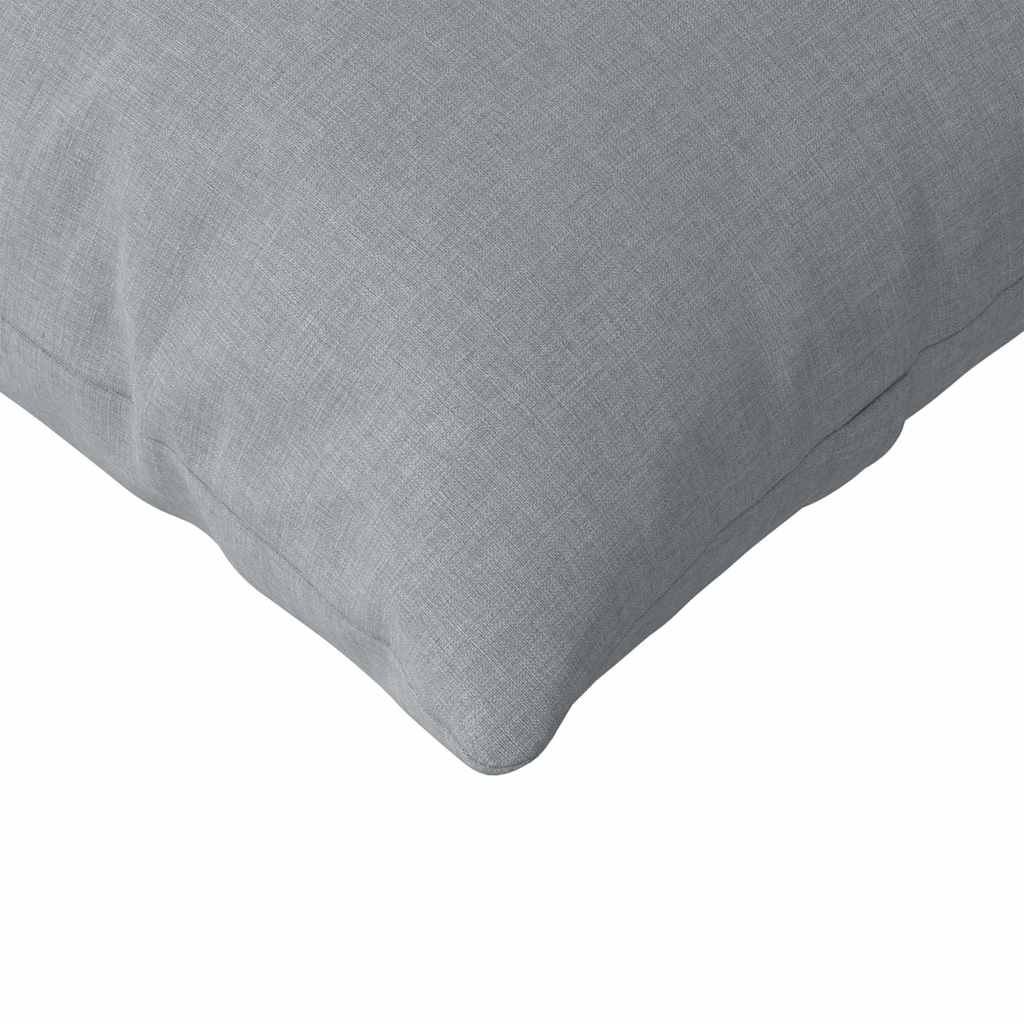 Jastučići za sofu 2 pcs Svijetlo siva 120 x 40 cm tkanina