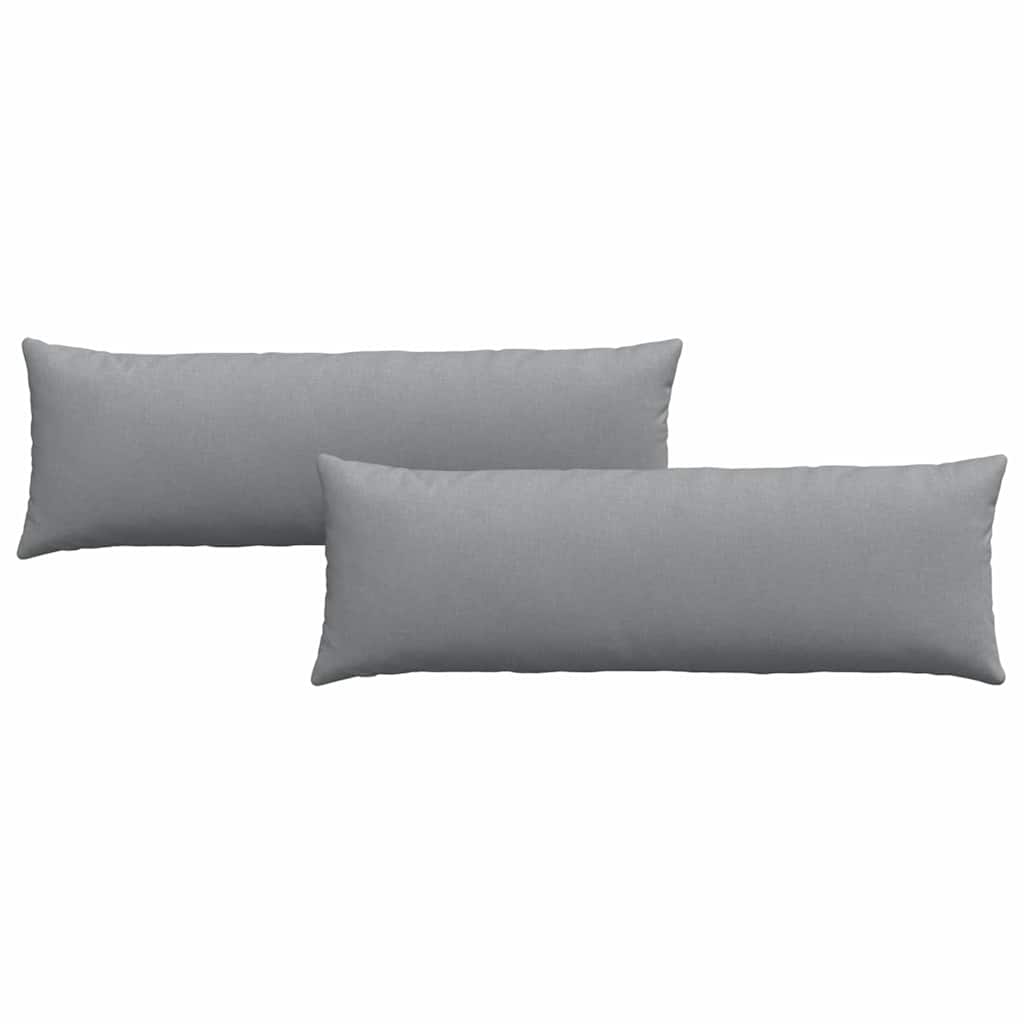 Jastučići za sofu 2 pcs Svijetlo siva 120 x 40 cm tkanina