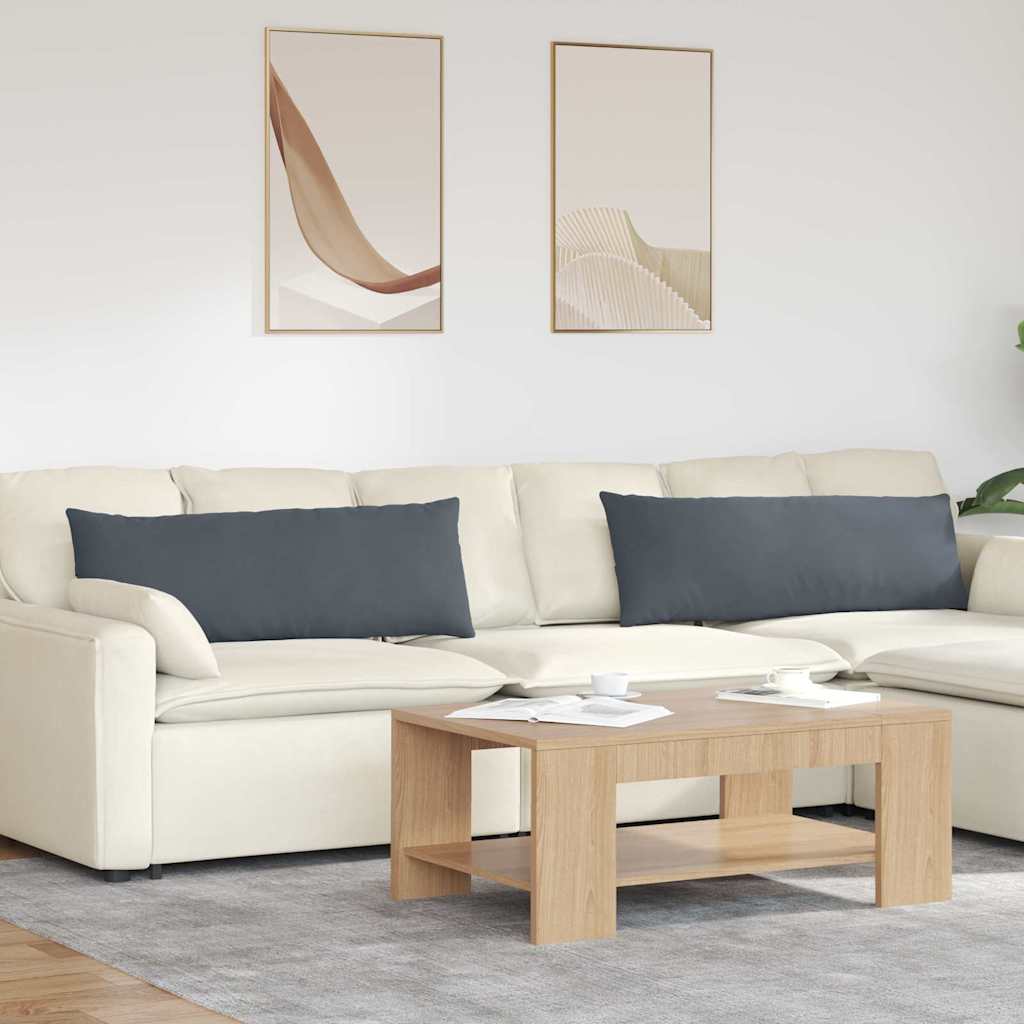 Jastučići za sofu 2 pcs Tamno siva 120 x 40 cm Kordura tekstil