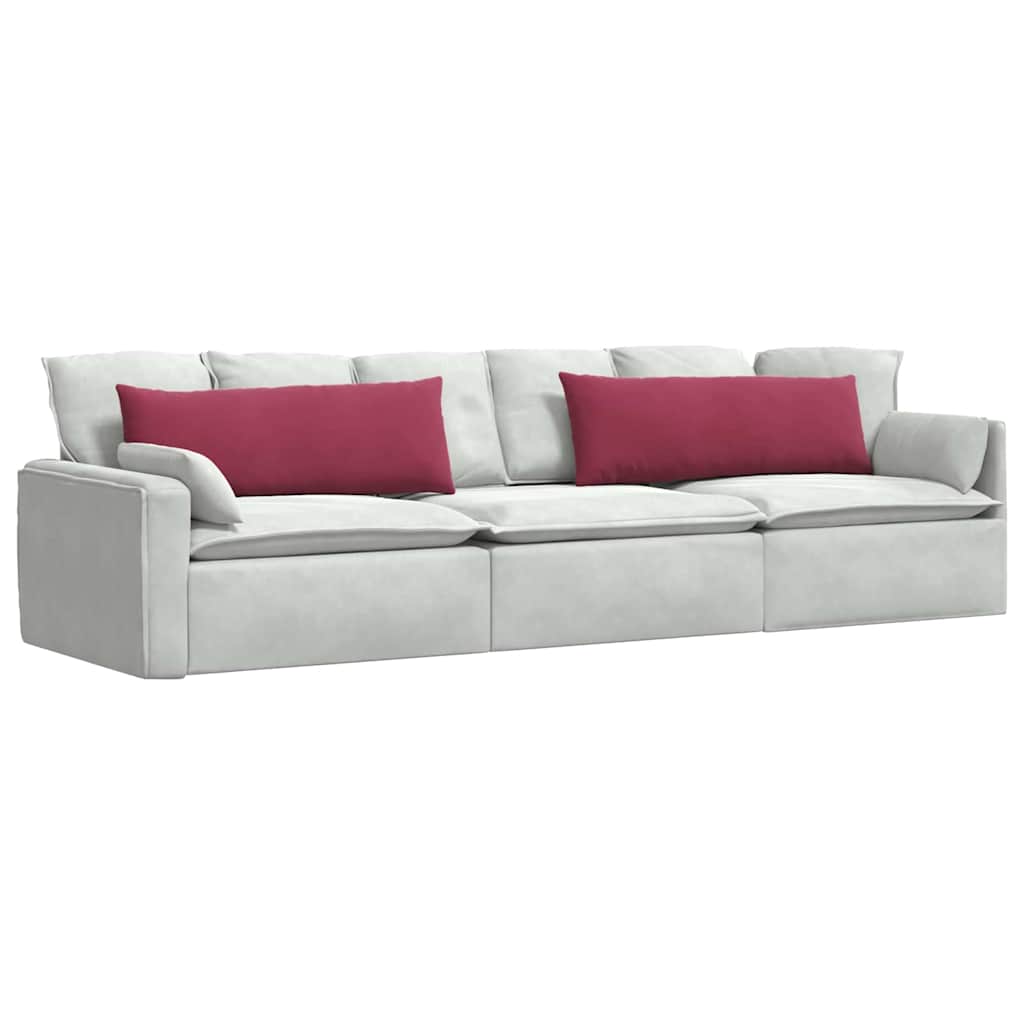 Jastučići za sofu 2 pcs Vinska crvena 120 x 40 cm
