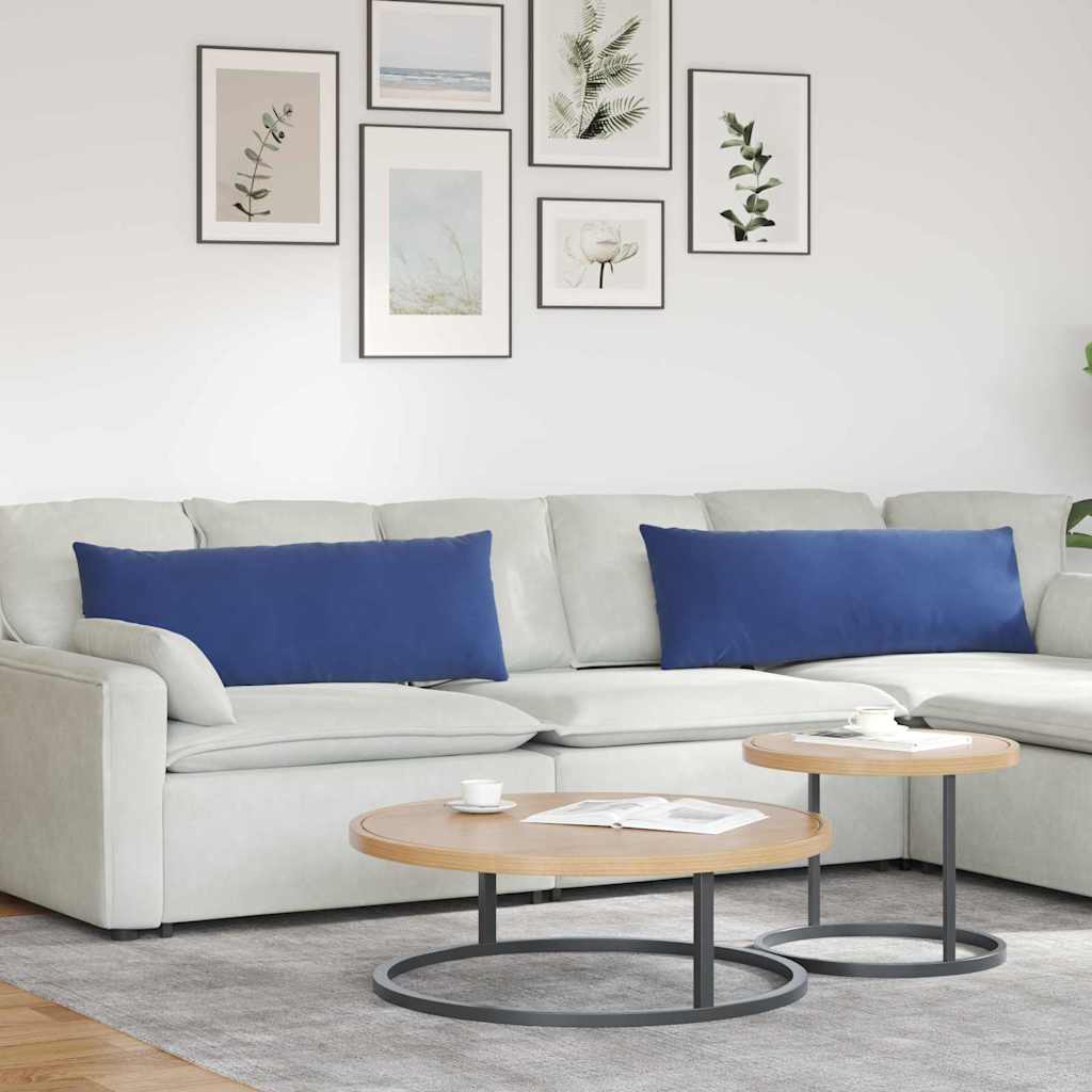 Jastučići za sofu 2 pcs Policijska plava 120 x 40 cm