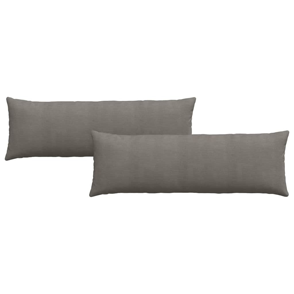 Jastučići za sofu 2 pcs Svijetlo siva 120 x 40 cm