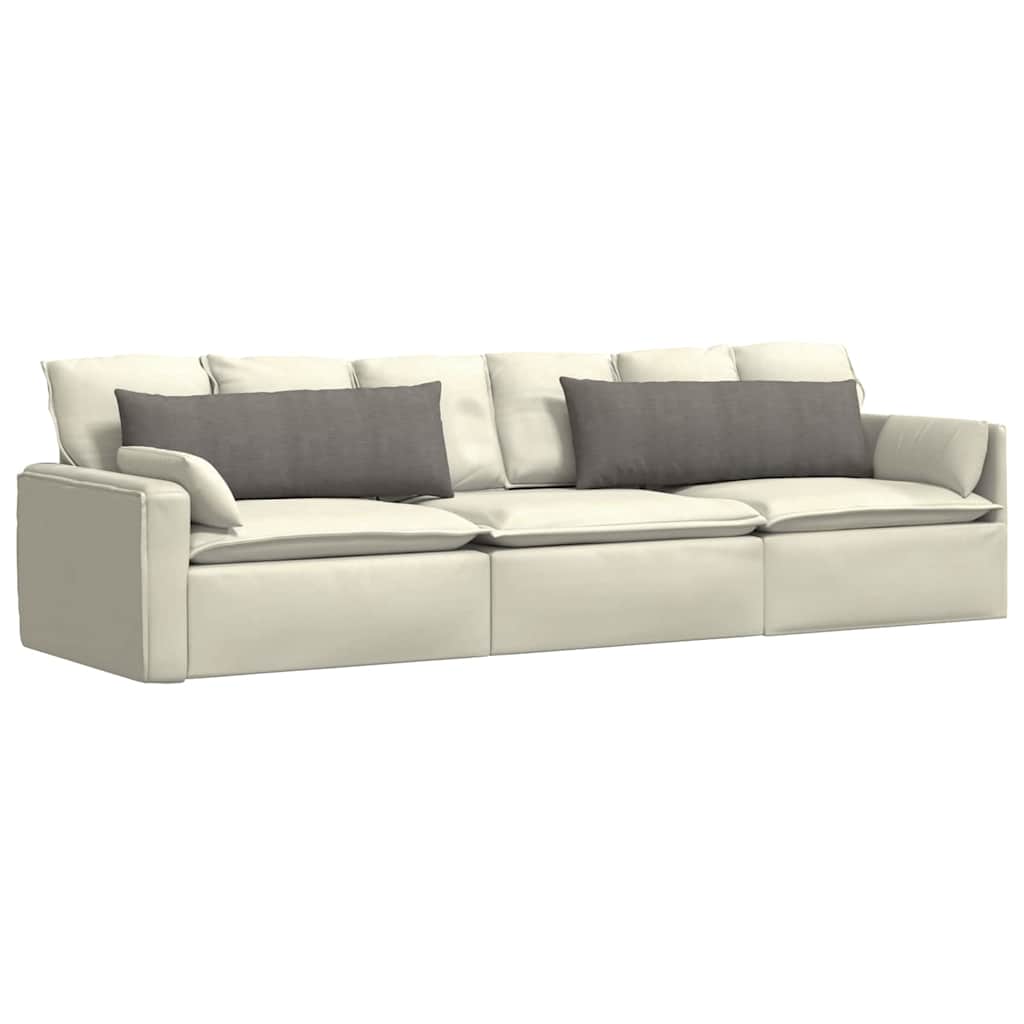 Jastučići za sofu 2 pcs Svijetlo siva 120 x 40 cm