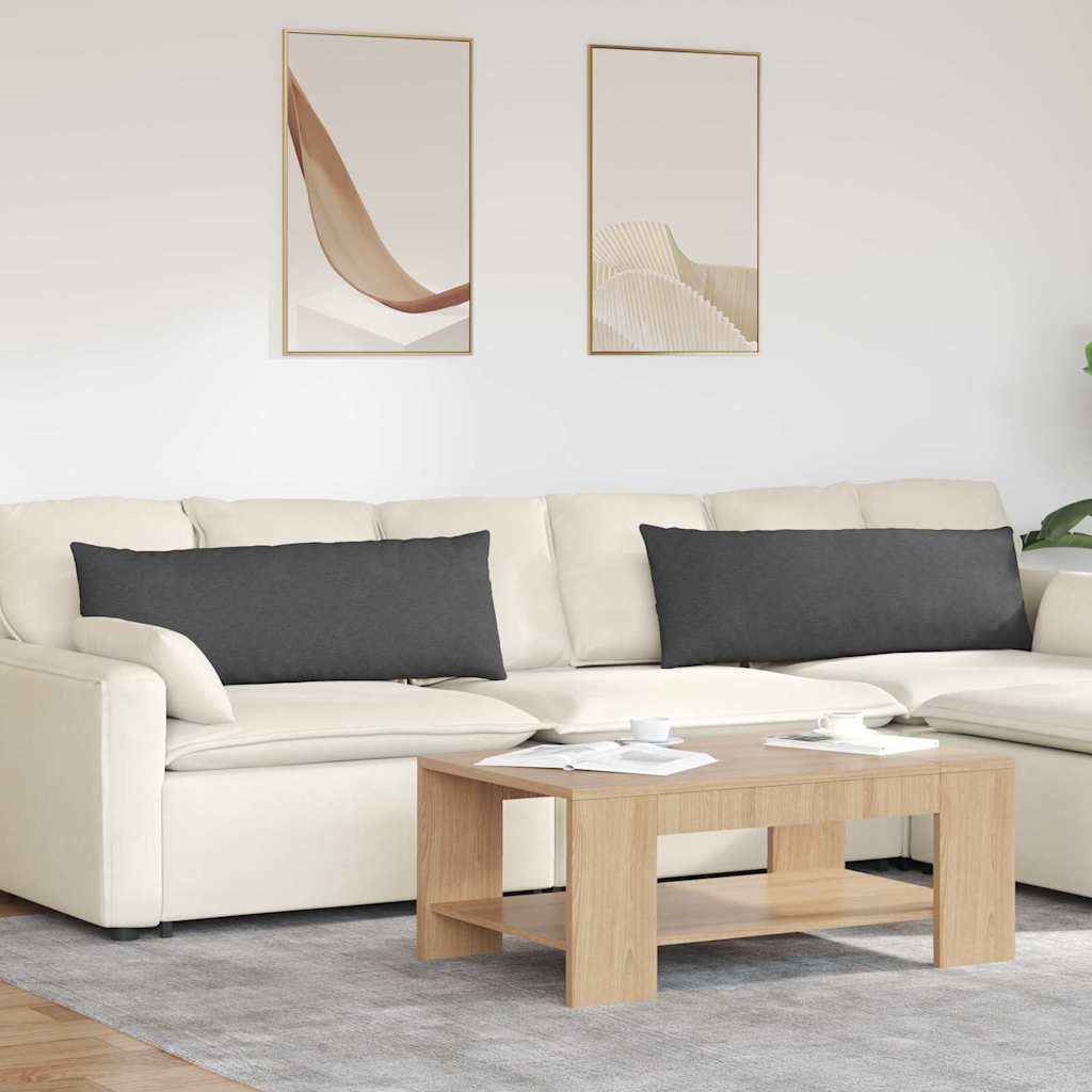 Jastučići za sofu 2 pcs Tamno siva 120 x 40 cm Kordura tekstil