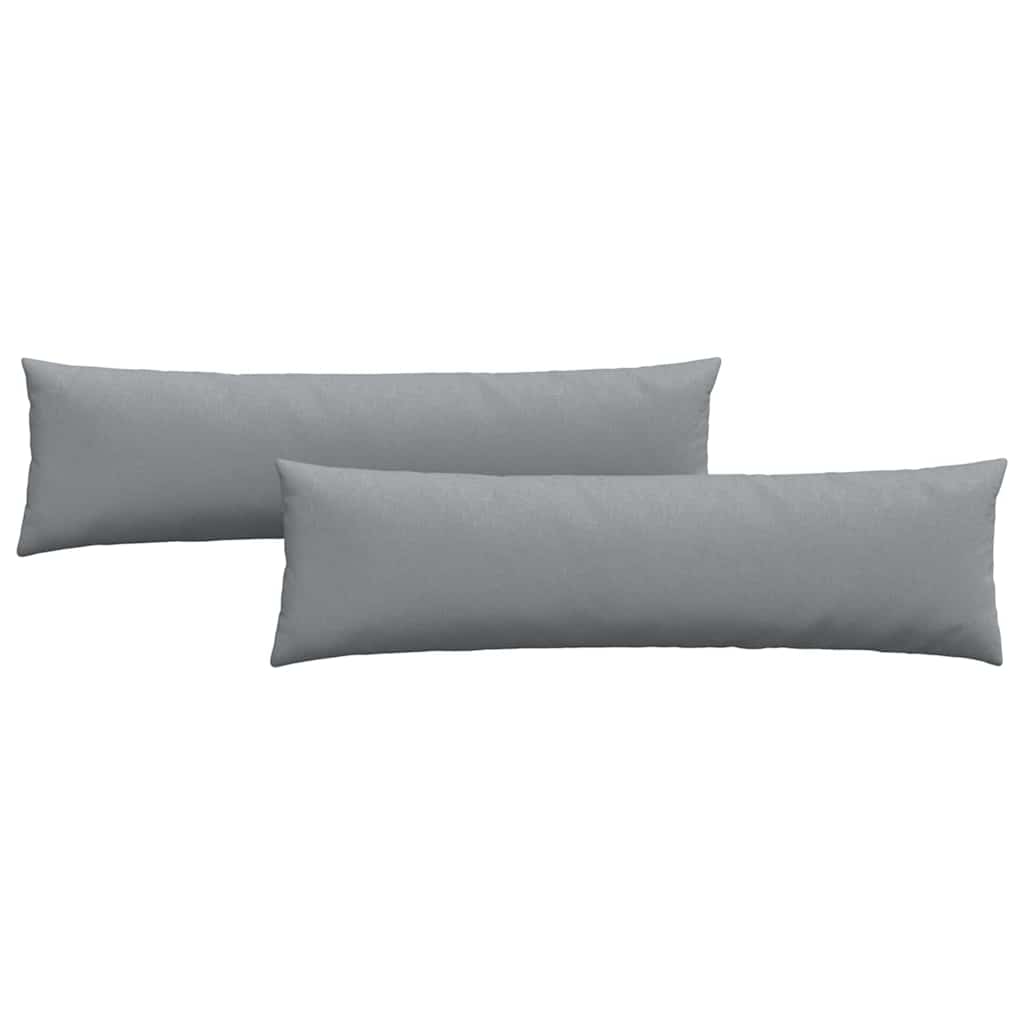 Jastučići za sofu 2 pcs Svijetlo siva 145 x 40 cm tkanina