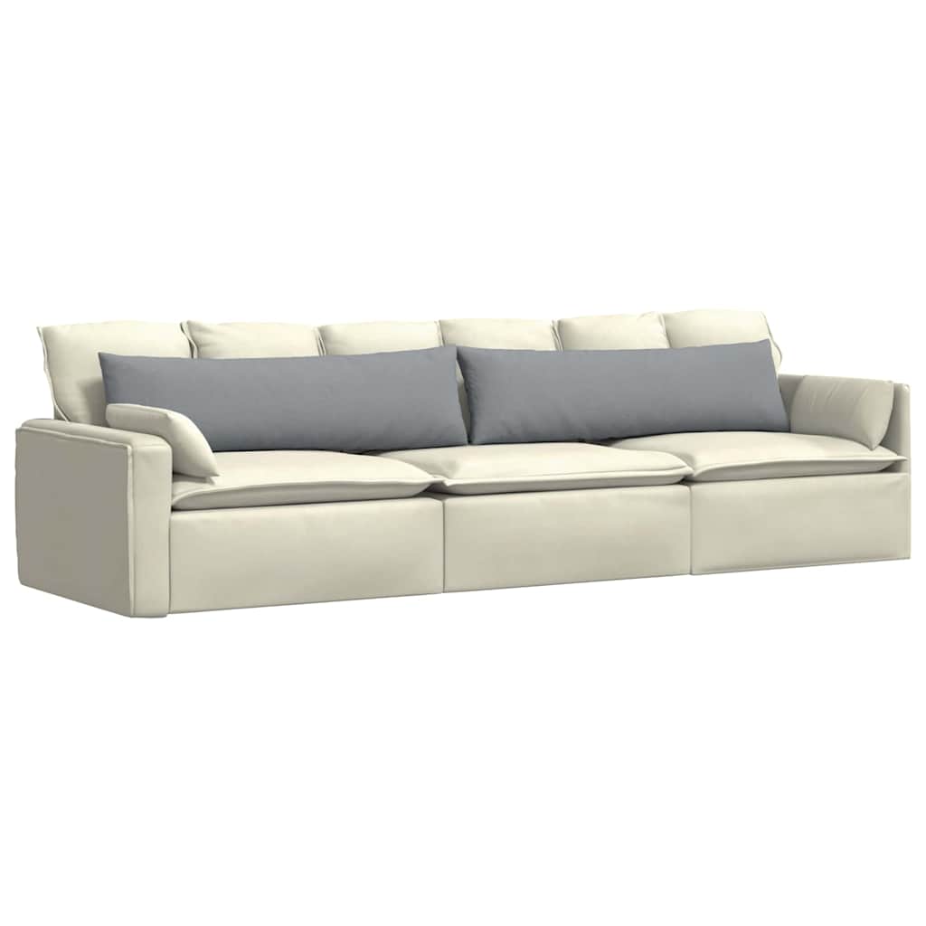 Jastučići za sofu 2 pcs Svijetlo siva 145 x 40 cm tkanina