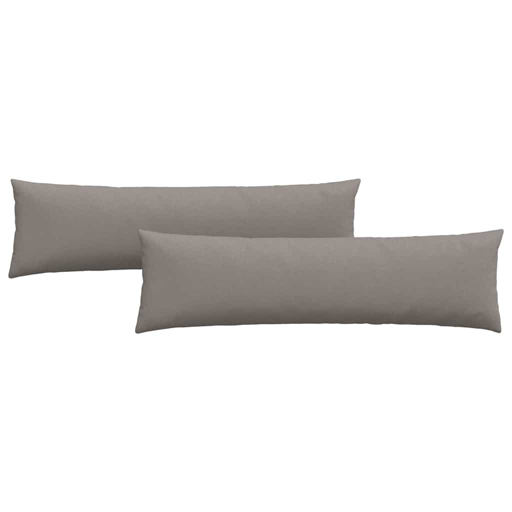 Jastučići za sofu 2 pcs Sivo-smeđa 145 x 40 cm tkanina