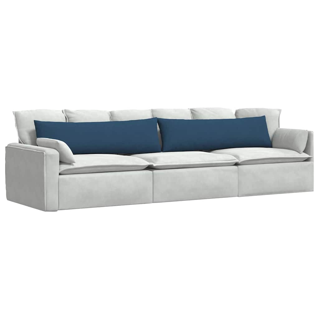 Jastučići za sofu 2 pcs Plava 145 x 40 cm tkanina