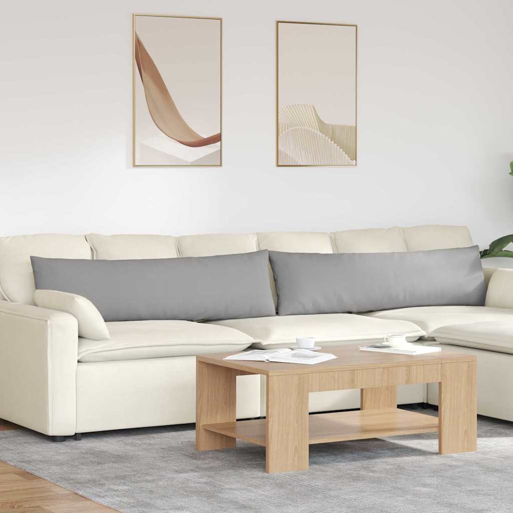 Jastučići za sofu 2 pcs Oblačnosiva 145 x 40 cm tkanina
