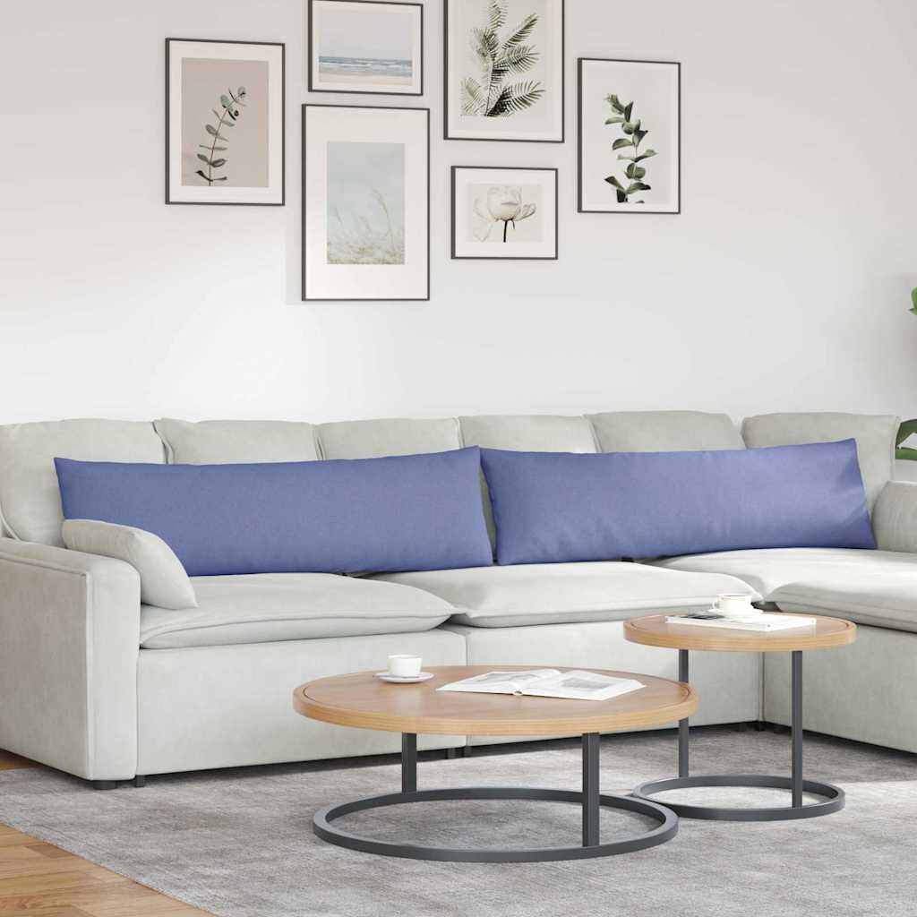 Jastučići za sofu 2 pcs Traper plava 145 x 40 cm tkanina