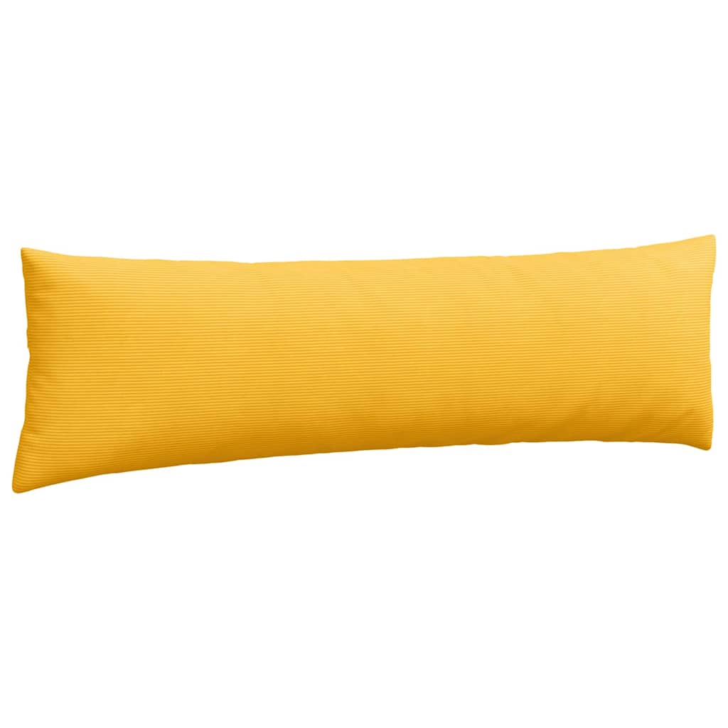 Jastučići za sofu 2 pcs Svijetlo žuta 145 x 40 cm