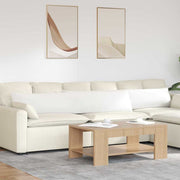 Jastučići za sofu 2 pcs Bijelo 200 x 40 cm tkanina