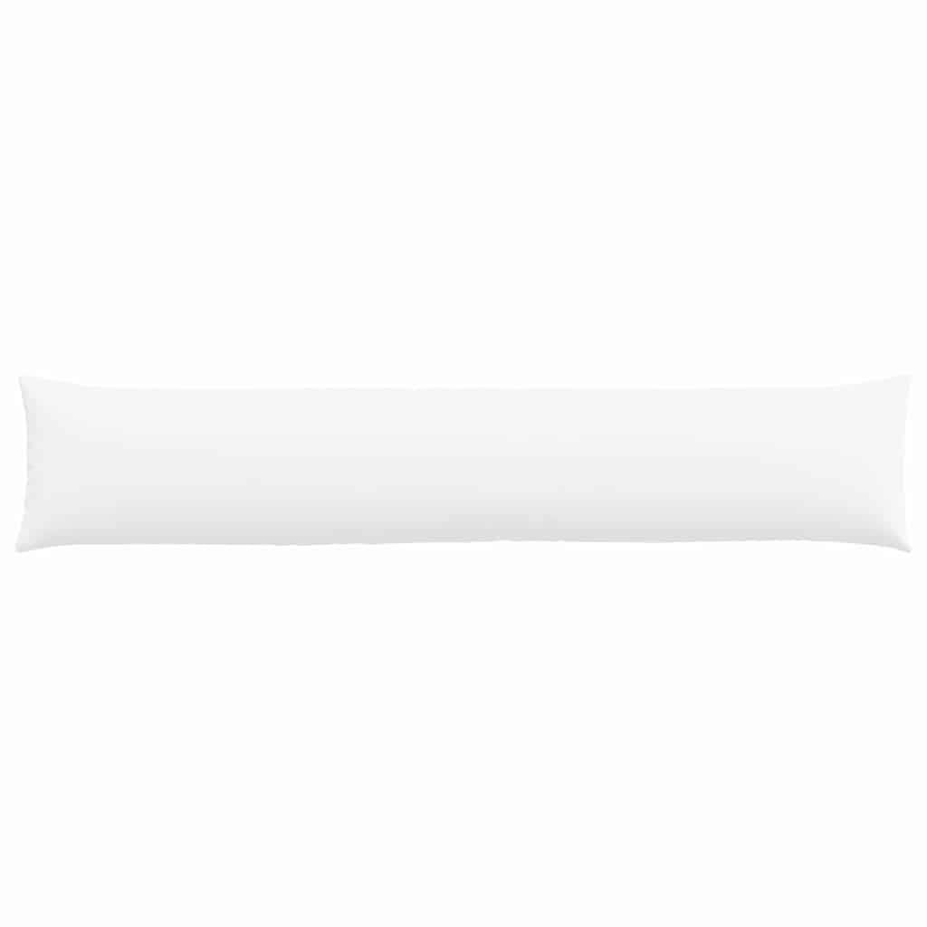 Jastučići za sofu 2 pcs Bijelo 200 x 40 cm tkanina