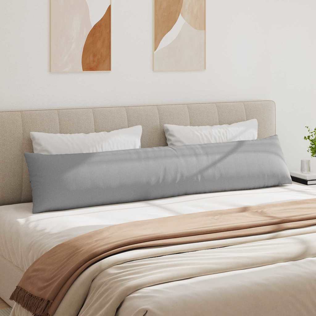 Jastučići za sofu 2 pcs Oblačnosiva 200 x 40 cm tkanina