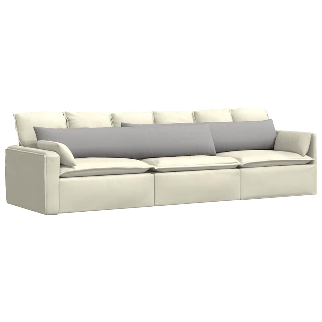 Jastučići za sofu 2 pcs Oblačnosiva 200 x 40 cm tkanina