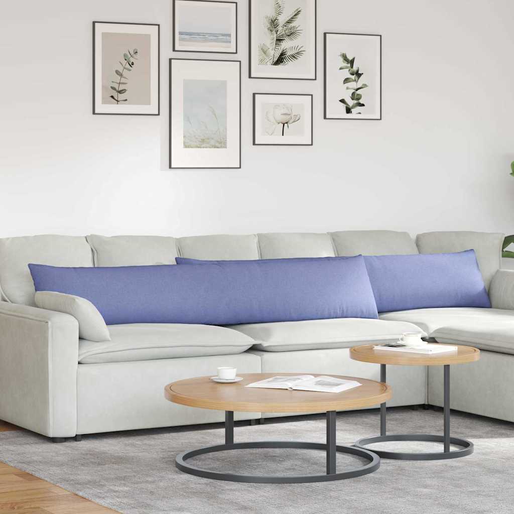 Jastučići za sofu 2 pcs Traper plava 200 x 40 cm tkanina