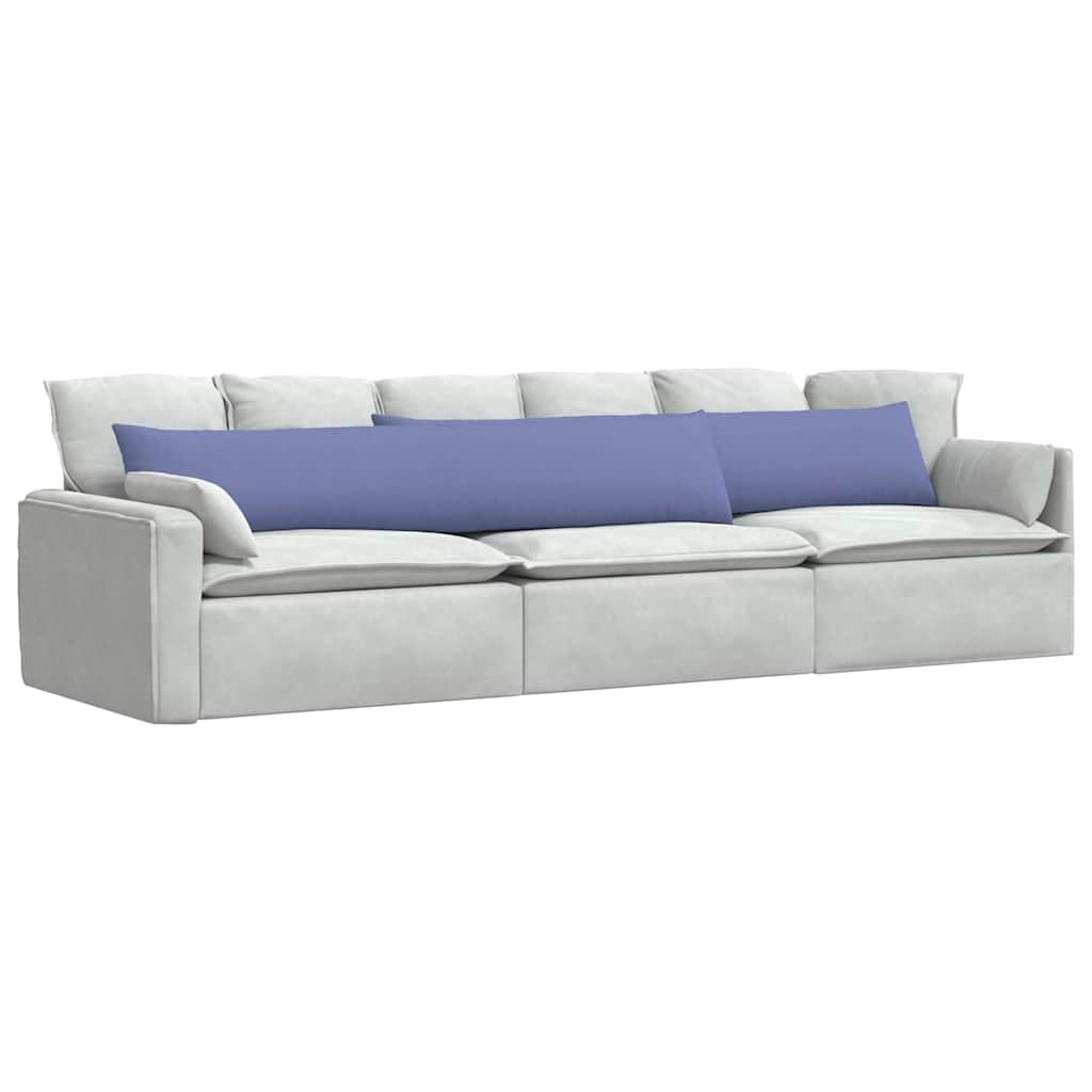 Jastučići za sofu 2 pcs Traper plava 200 x 40 cm tkanina