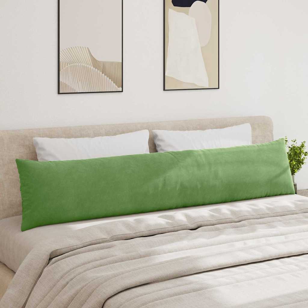 Jastučići za sofu 2 pcs Svijetlo zelena 200 x 40 cm