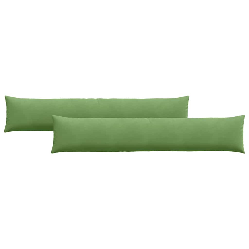Jastučići za sofu 2 pcs Svijetlo zelena 200 x 40 cm