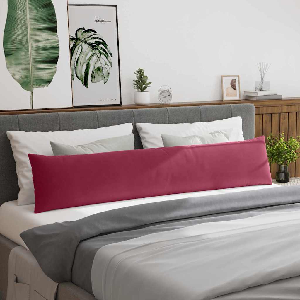 Jastučići za sofu 2 pcs Vinska crvena 200 x 40 cm