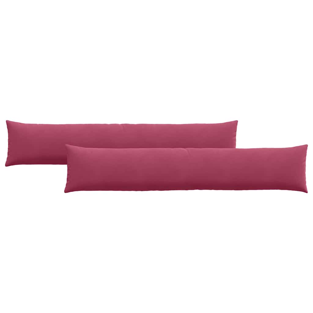 Jastučići za sofu 2 pcs Vinska crvena 200 x 40 cm