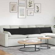 Jastučići za sofu 2 pcs Crna 200 x 40 cm Kordura tekstil