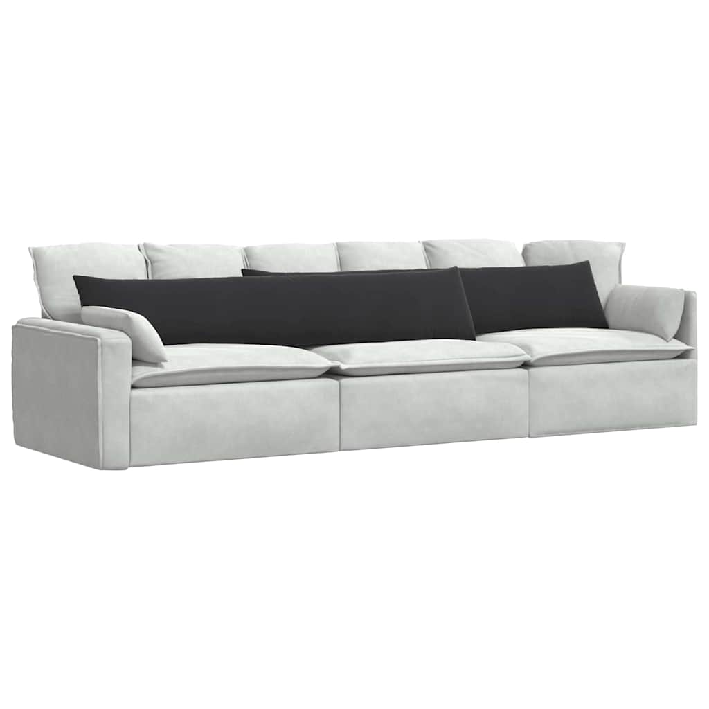 Jastučići za sofu 2 pcs Crna 200 x 40 cm Kordura tekstil