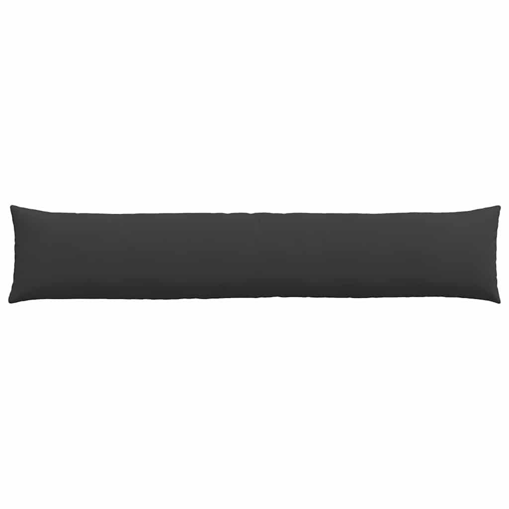 Jastučići za sofu 2 pcs Crna 200 x 40 cm tkanina