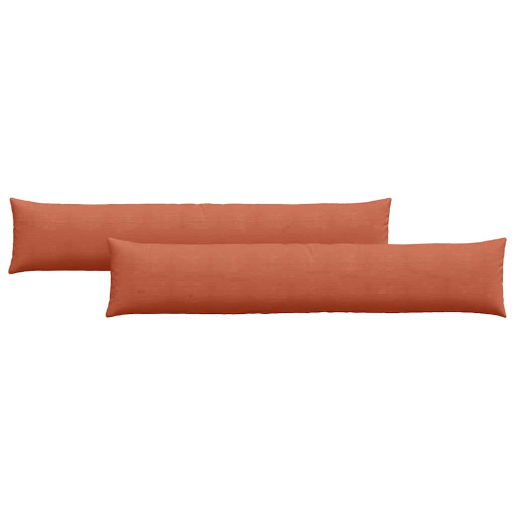 Jastučići za sofu 2 pcs Crvena narančasta 200 x 40 cm