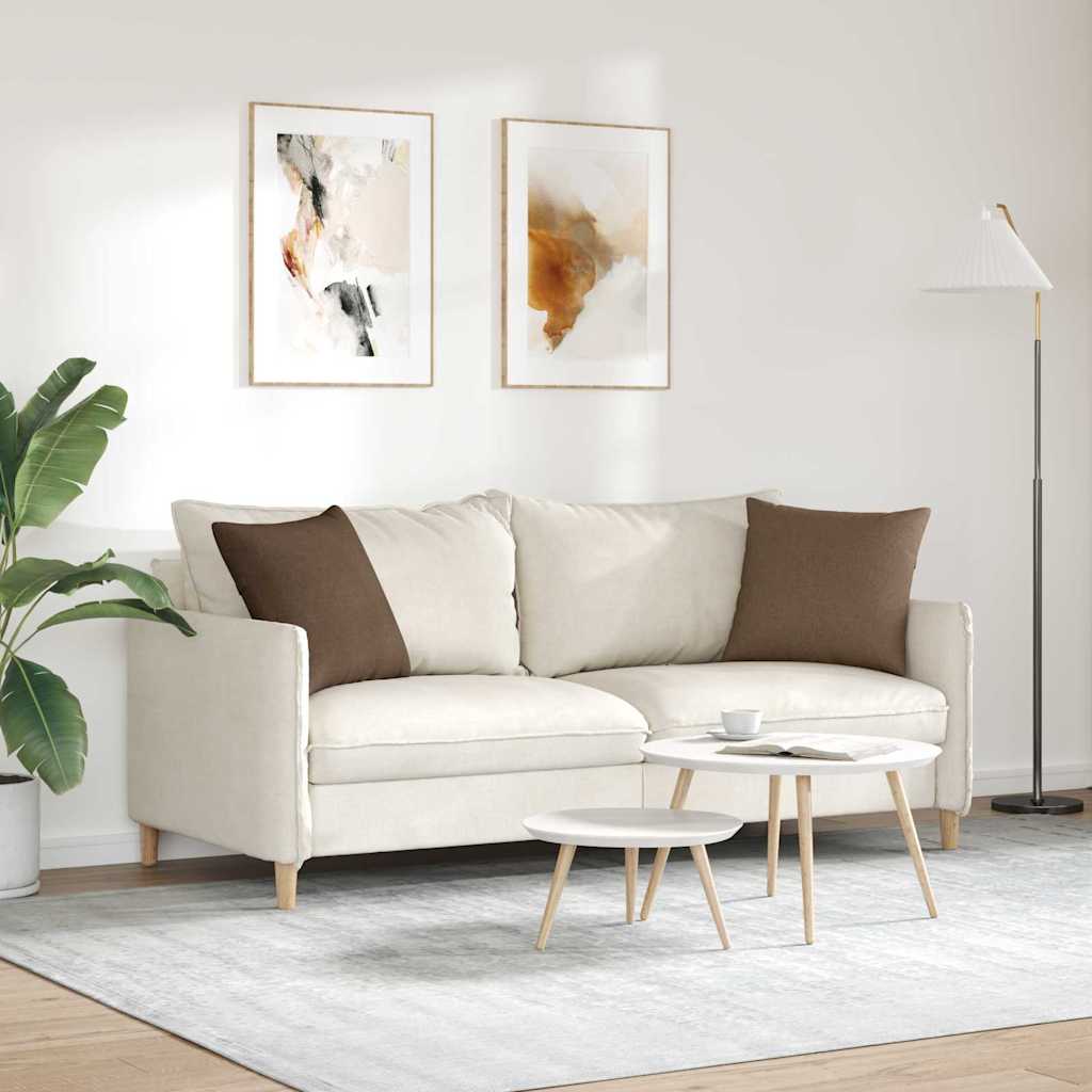Jastučići za sofu 2 pcs Smeđa 45 x 45 cm tkanina