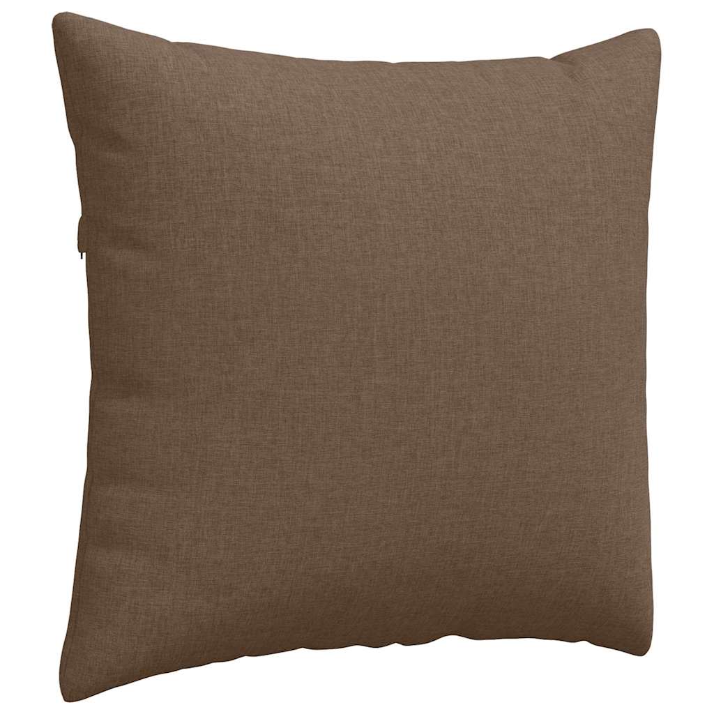 Jastučići za sofu 2 pcs Smeđa 45 x 45 cm tkanina