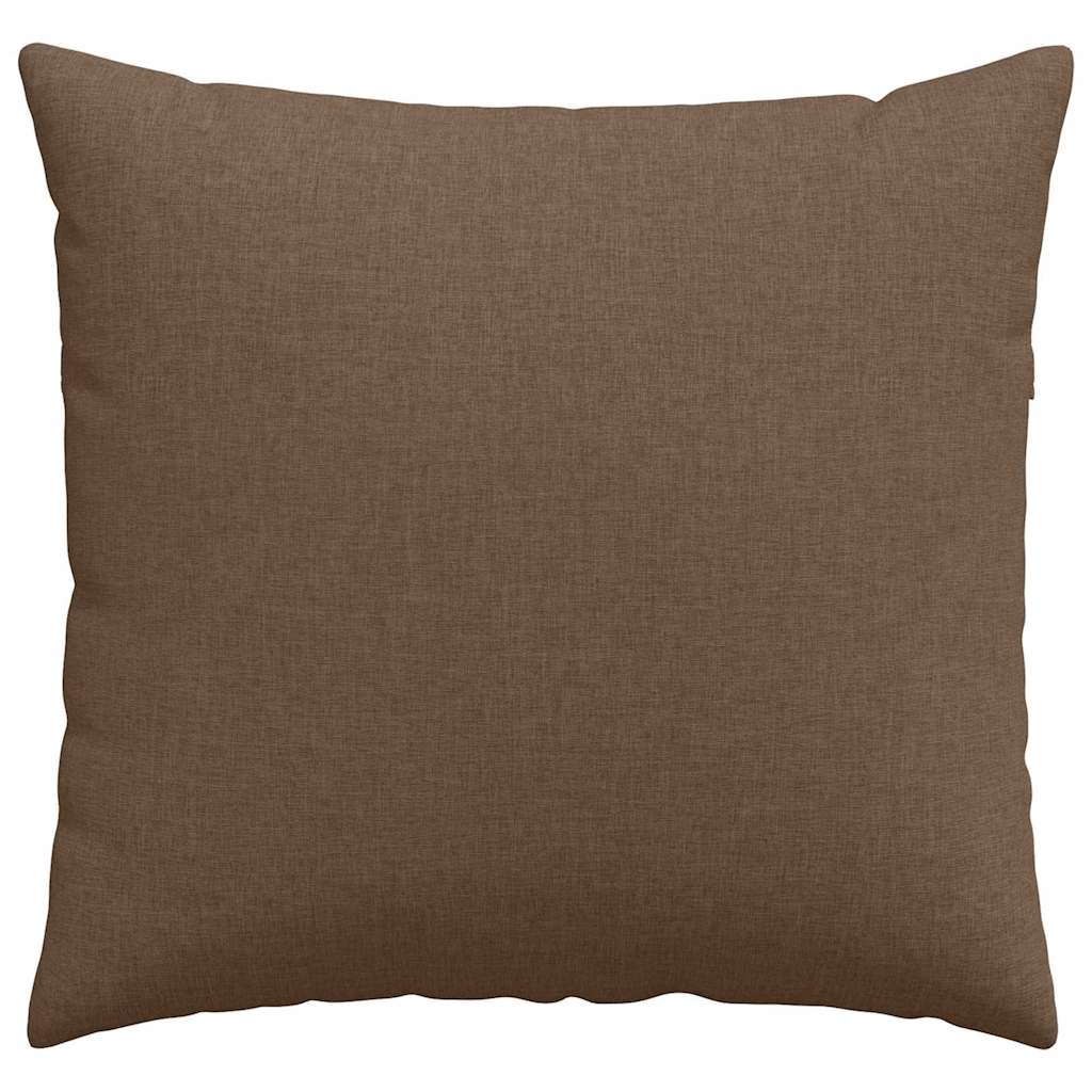 Jastučići za sofu 2 pcs Smeđa 45 x 45 cm tkanina