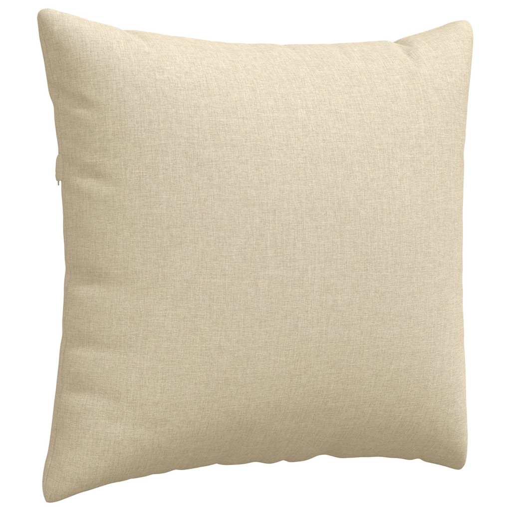 Jastučići za sofu 2 pcs Krema 45 x 45 cm tkanina