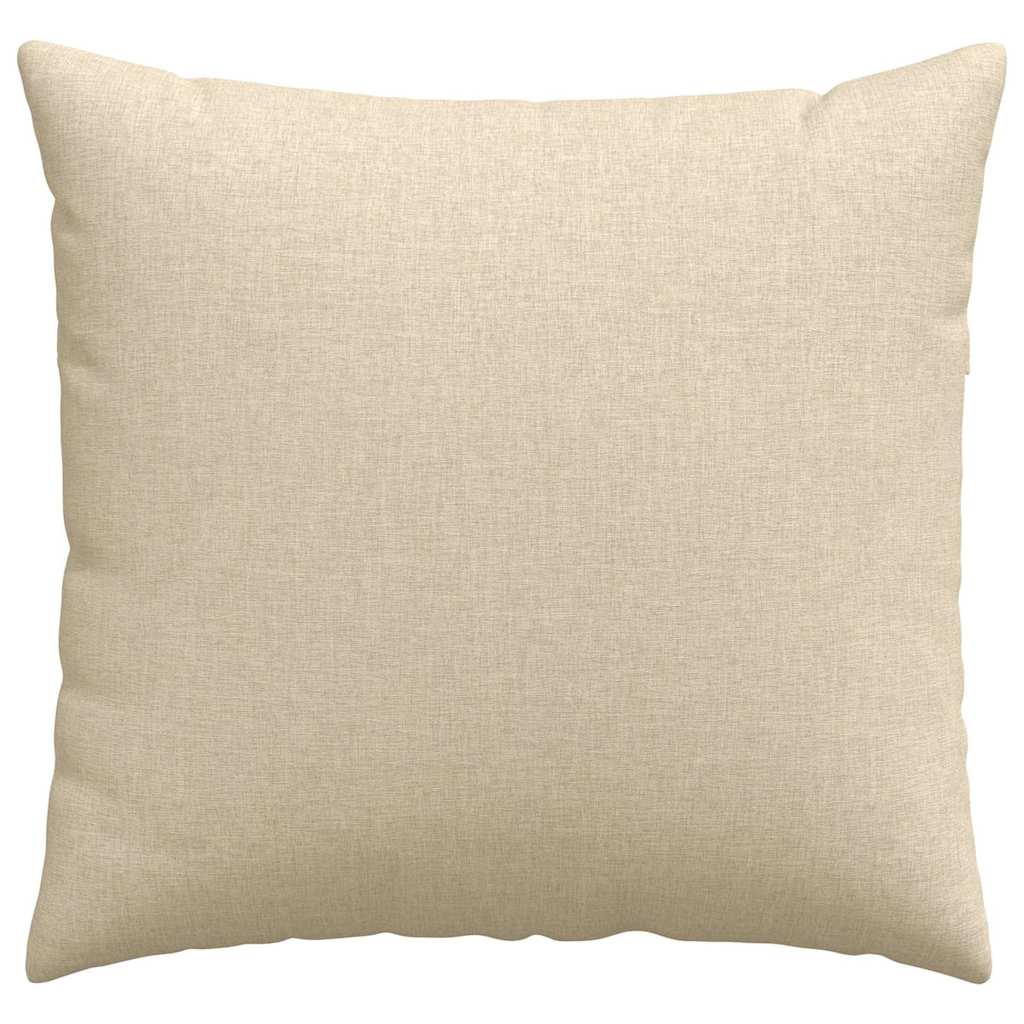 Jastučići za sofu 2 pcs Krema 45 x 45 cm tkanina